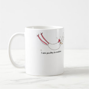Yoga chicken grounded mug