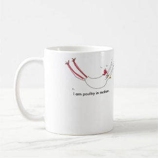 Yoga chicken grounded mug