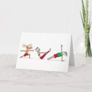 Betty Boop Merry Christmas Card Yoga Mat