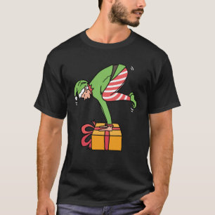 Yoga Christmas Elf Pose  T-Shirt