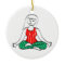 Yoga Christmas Ornament