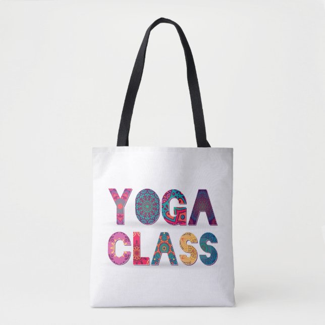 Yoga Class Tote Bag (Front)