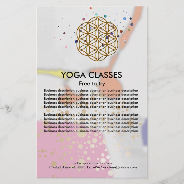 Yoga Classes Flyer (Front)