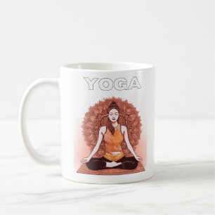 yoga coffee mug