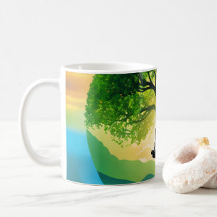 yoga coffee mug