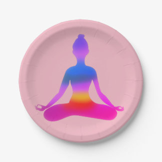 Yoga  Custom Paper Plates