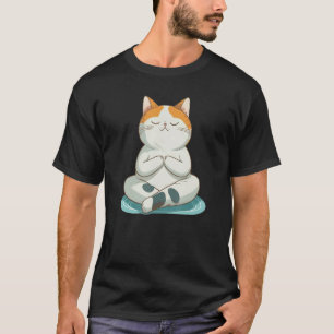 Yoga Cute Kitty Cat T-Shirt