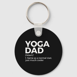 Yoga Dad Definition Yoga Poses Key Ring
