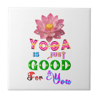 Yoga Décor Is Just Good For You Tile