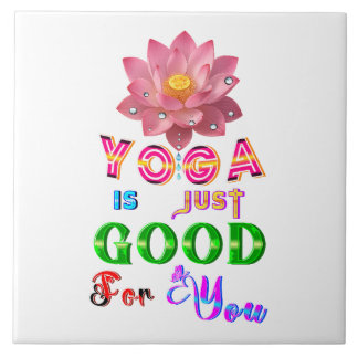 Yoga Décor Is Just Good For You Tile