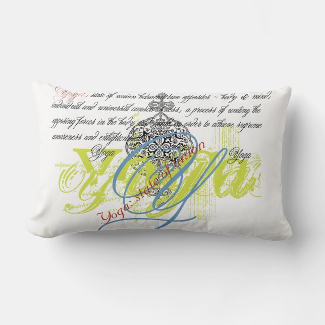 Yoga definition pillow (Front)
