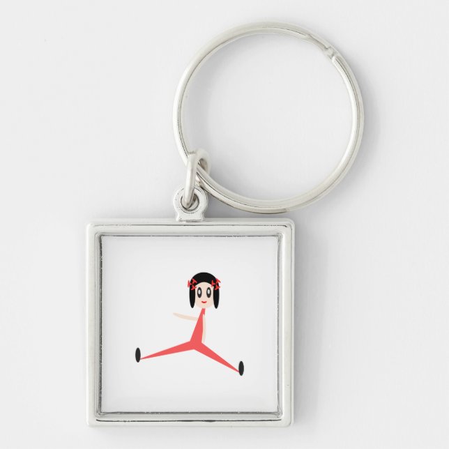 "Yoga Diva" Key Ring (Front)