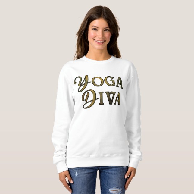 YOGA DIVA SWEATSHIRT (Front Full)