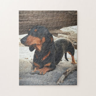Yoga dog jigsaw puzzle