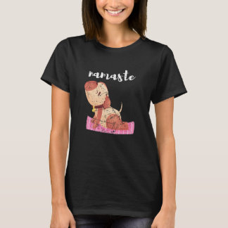 Yoga Dog Pose Spiritual Workout Namaste T-Shirt