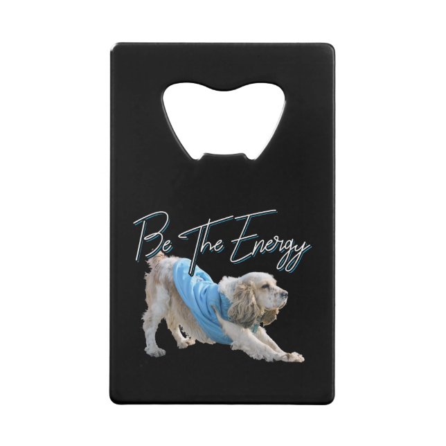 Yoga Downward Dog - Be The Energy Quote (Front)