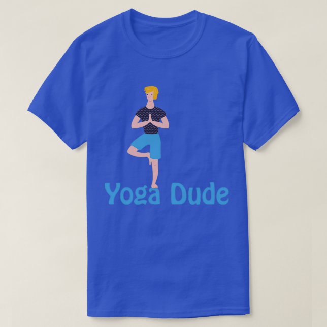 Yoga Dude 1 T-Shirt (Design Front)
