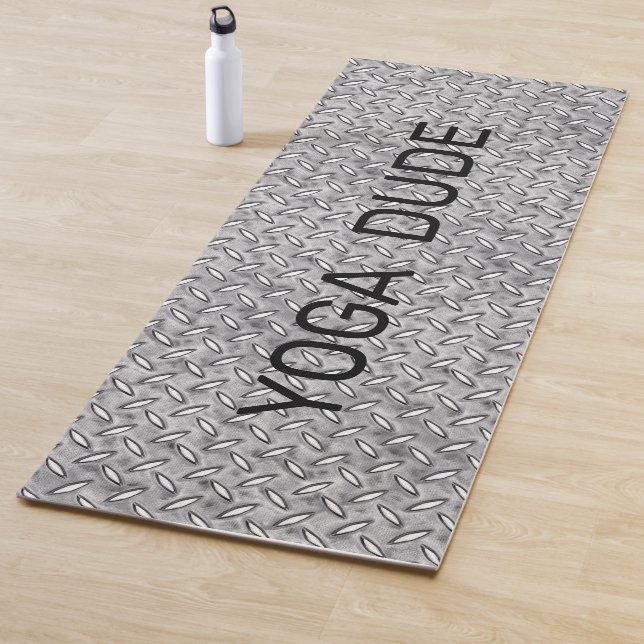 Yoga Dude Metal Gray Yoga Mat (In Situ)