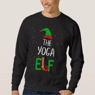 Yoga Elf Family Matching Christmas Pjs Funny Sweatshirt