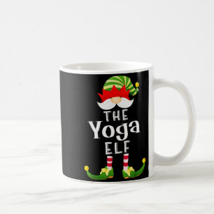 Yoga Elf Group Christmas Funny Pajama Party  Coffee Mug