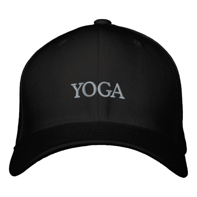 YOGA EMBROIDERED HAT (Front)