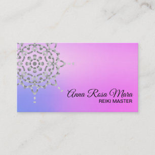 *~* Yoga Energy Healer Massage Reiki Meditation Business Card
