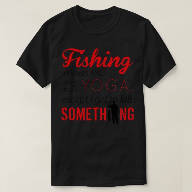 Yoga fish T-Shirt (Design Front)