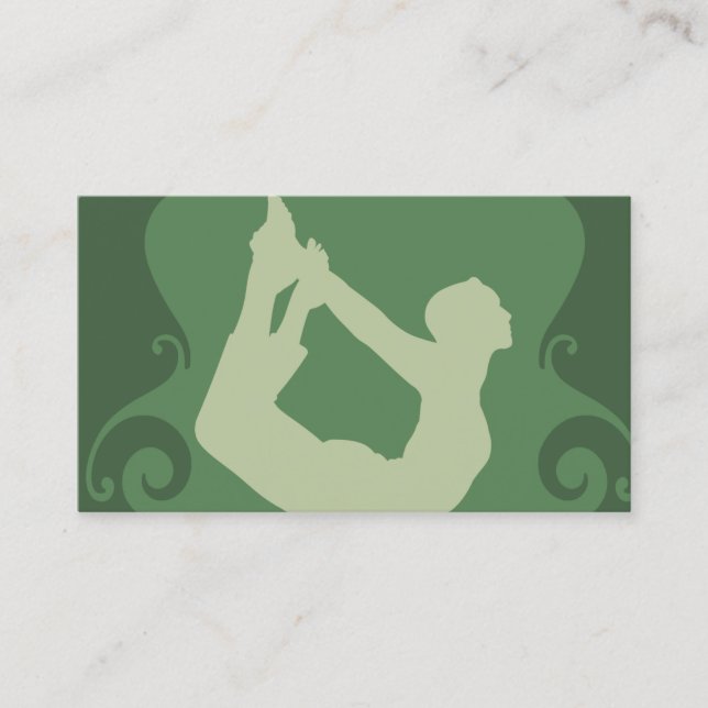 Yoga Fitness Business Card (Front)
