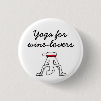 Yoga for Winelovers White Badge