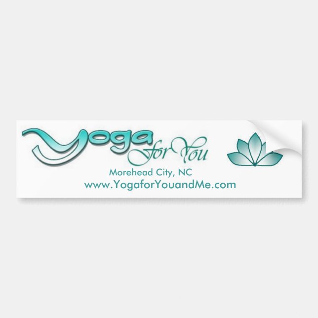 Yoga for You Bumper Sticker (Front)