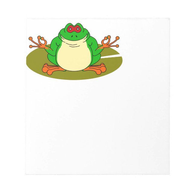 Yoga Frog Notepad (Front)