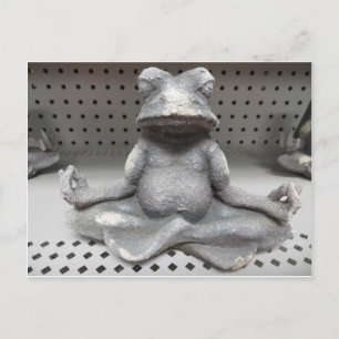 Yoga Frog Postcard