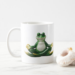 Yoga Frog, Yoga Gifts, Frog Gifts, Coffee Mug