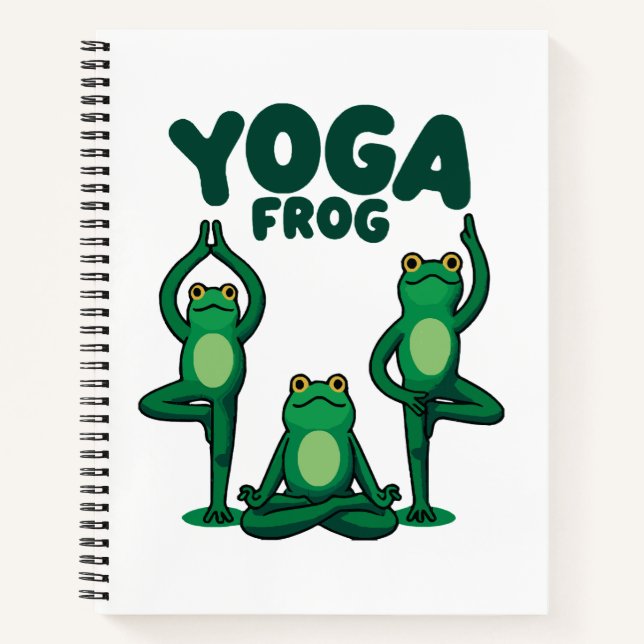Yoga Frogs Notebook (Front)