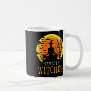 Yoga Funny Namaste Witches Halloween Girls Women G Coffee Mug