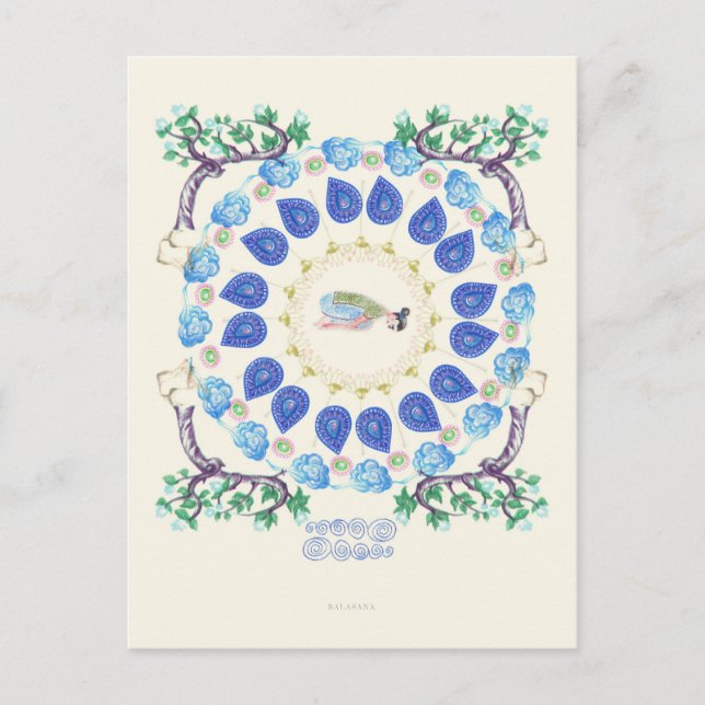 yoga Garden II Postcard (Front)