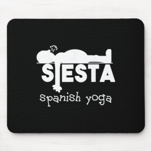 Yoga Gift And Funny Sleeping Fun Spanish Siesta Mouse Mat