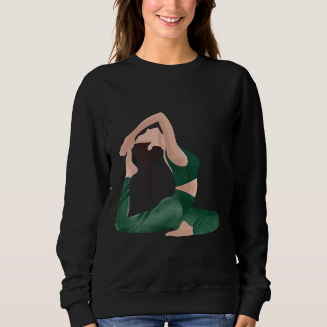 Yoga girl 82 sweatshirt (Front)
