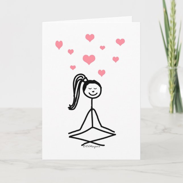 Yoga Girl Card (Front)