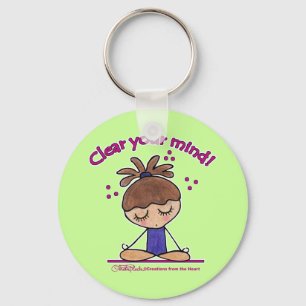 Yoga Girl-Clear Your Mind Key Ring