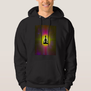 Yoga Girl Female Sun Salutation Meditation Chakra Hoodie