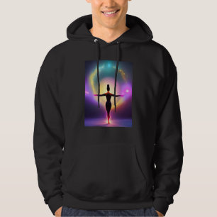 Yoga Girl Female Sun Salutation Meditation Chakra Hoodie