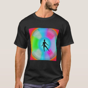 Yoga Girl Female Sun Salutation Meditation Chakra  T-Shirt