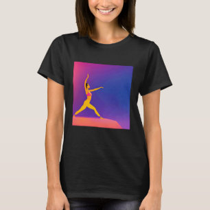 Yoga Girl Female Sun Salutation Meditation Chakra T-Shirt