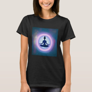 Yoga Girl Female Sun Salutation Meditation Chakra T-Shirt