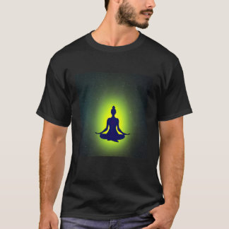 Yoga Girl Female Sun Salutation Meditation Chakra T-Shirt