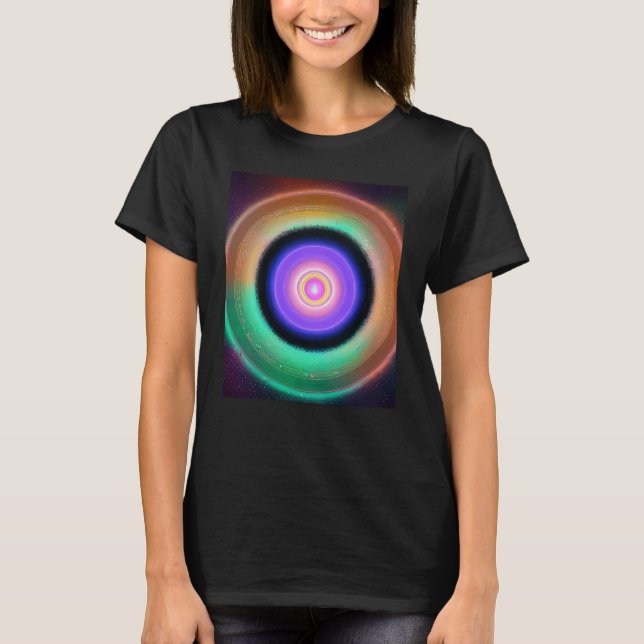 Yoga Girl Female Sun Salutation Meditation Chakra  T-Shirt (Front)