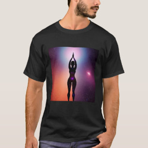 Yoga Girl Female Sun Salutation Meditation Chakra T-Shirt