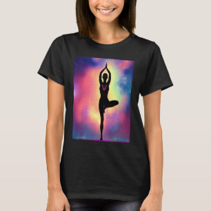 Yoga Girl Female Sun Salutation Meditation Chakra T-Shirt