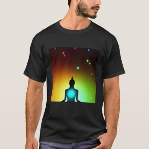 Yoga Girl Female Sun Salutation Meditation Chakra T-Shirt